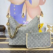 Bagsaaa LV M13390 Coussin MM Hobo Bag Washed Grey - 38cm - 1