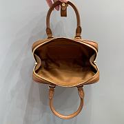 Bagsaaa Miu Miu Arcadie leather mini-bag 5BP088 brown - 19cm - 4