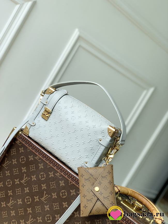 Bagsaaa LV M25602 Side Trunk MM Bag Cloud Grey - 23.5cm - 1