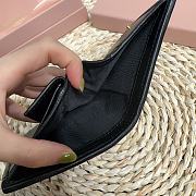 Bagsaaa Miu Miu Matelassé Leather Wallet black - 11.5cm - 2