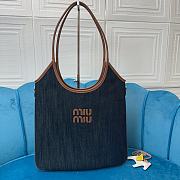 Bagsaaa Miu Miu IVY denim bag 5BG231 - 40cm - 1