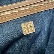 Bagsaaa Miu Miu IVY denim bag 5BG231 - 40cm - 4