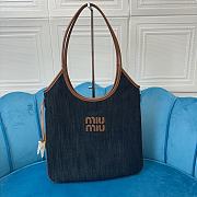 Bagsaaa Miu Miu IVY denim bag 5BG231 - 40cm - 3