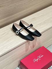 Bagsaaa Roger Vivier Belle Vivier Mary Janes in leather black - 1