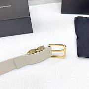 Bagsaaa D&G Belt White & Gold - 3cm - 4