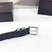 Bagsaaa D&G Belt Black & Silver - 3cm - 4
