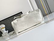 Bagsaaa Prada Dangle medium leather top-handle bag 1BB138 white - 30cm - 3