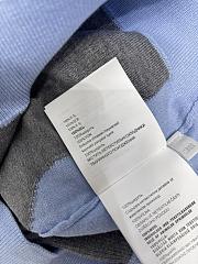 Bagsaaa Miu Miu Cashmere and wool polo sweater Gray/Blue - 3
