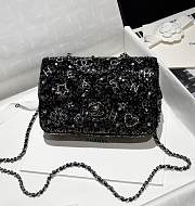 Bagsaaa Chanel Small Flap Bag Black Crystal - 20cm - 1