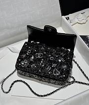 Bagsaaa Chanel Small Flap Bag Black Crystal - 20cm - 2