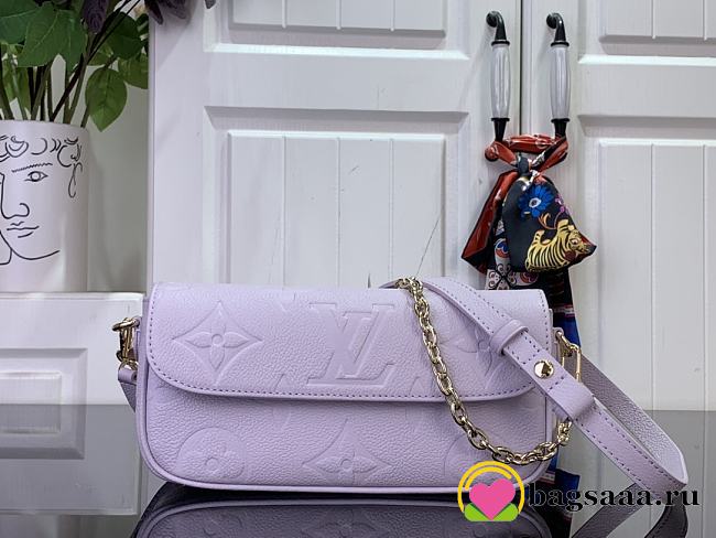Bagsaaa LV M25714 Wallet On Chain Ivy Misty - 23.5cm - 1