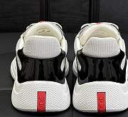 Bagsaaa Prada Patent leather and technical fabric Prada America's Cup sneakers black - 2