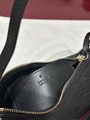 Bagsaaa Gucci GG Emblem small shoulder bag 847450 black - 22cm - 3