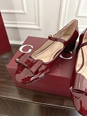 Bagsaaa Gucci Women's ballet flat with bow 835748 red - 4