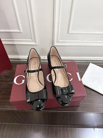 Bagsaaa Gucci Women's ballet flat with bow 835748 black