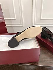 Bagsaaa Gucci Women's GG crystal ballet flat 836809 Black mesh - 4