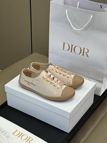 Bagsaaa Dior Lucky Sneaker Nude Satin