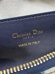 Bagsaaa Dior Medium D-Dream Bag Blue Dior Oblique Jacquard and Smooth Calfskin - 28cm - 3