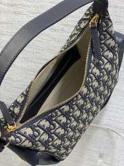 Bagsaaa Dior Medium D-Dream Bag Blue Dior Oblique Jacquard and Smooth Calfskin - 28cm - 2