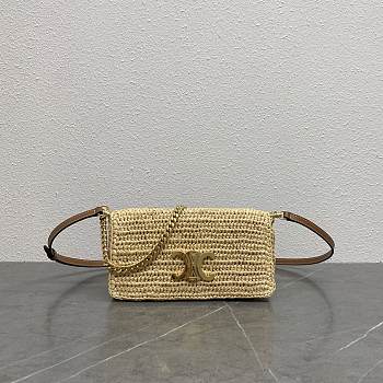 Bagsaaa Celine Multipochette In Raffia 10M432 - 23cm