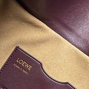 Bagsaaa Loewe Medium Ola bag in smooth calfskin Dark Burgundy - 26cm - 2