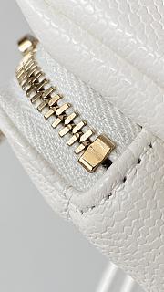 Bagsaaa Chanel Clutch with chain AP4775 White Caviar - 15cm - 2