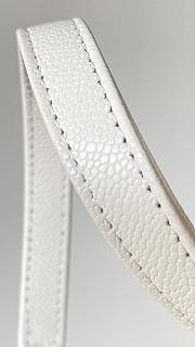 Bagsaaa Chanel Clutch with chain AP4775 White Caviar - 15cm - 3