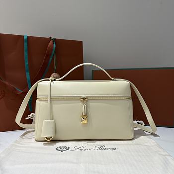 Bagsaaa Loro Piana Extra Bag L27 White - 27 cm