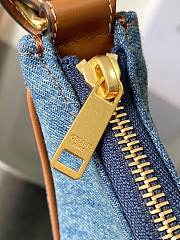 Bagsaaa Celine Medium Ava Triomphe Bag In Denim 114492 - 24.5cm - 4