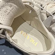 Bagsaaa Prada PRAX 2.0 leather sneakers ivory - 3
