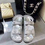 Bagsaaa Chanel Sandals G35927 silver - 2