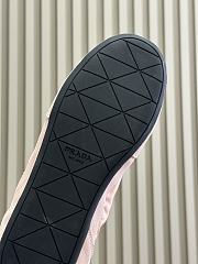 Bagsaaa Prada Collapse Re-Nylon and suede elasticized sneakers pink - 2