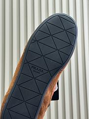 Bagsaaa Prada Collapse Re-Nylon and suede elasticized sneakers brown - 3