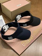 Bagsaaa Miu Miu visor hat - 1