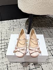 Bagsaaa Dior Lovely-D Ballet Flat Nude Satin - 1
