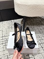 Bagsaaa Dior Lovely-D Ballet Flat black Satin - 3