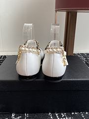 Bagsaaa Chanel Mary Janes G46718 White Lambskin - 4