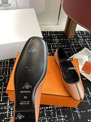 Bagsaaa Hermes Lilia ballet flat brown - 4