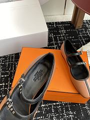 Bagsaaa Hermes Lilia ballet flat brown - 2