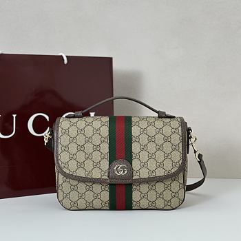 Bagsaaa Gucci Ophidia medium top handle bag ‎836842 - 24cm