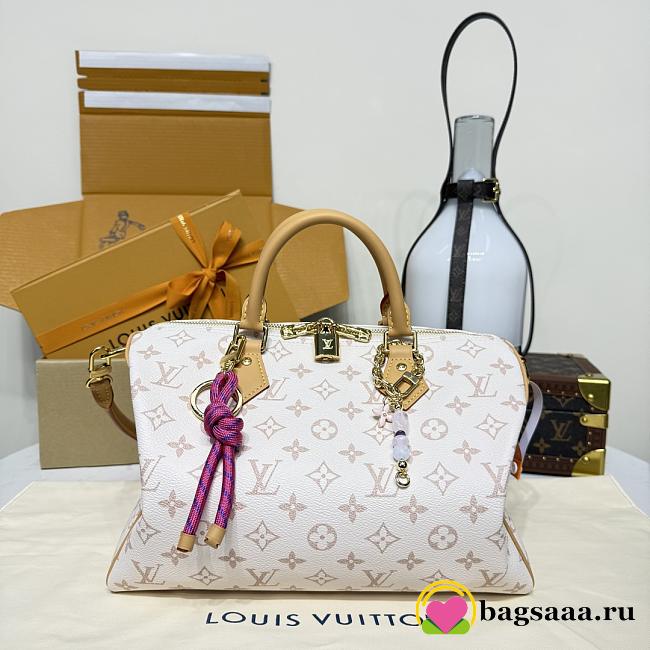Bagsaaa LV M15108 Speedy Soft 30 Lucky Dune/Pink - 30cm - 1