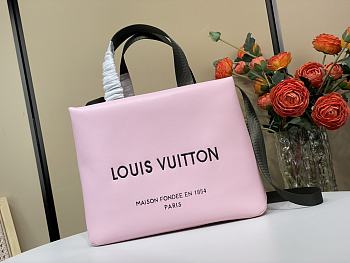 Bagsaaa LV M15239 Mini Shopper Tote Pink - 26cm