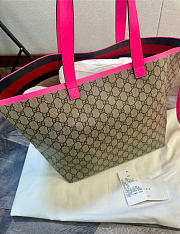Bagsaaa Gucci Medium Ophidia GG tote bag beige & pink - 30cm - 1