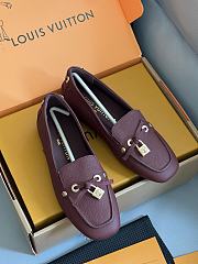 Bagsaaa LV Flore Car Shoe Bordeaux Red - 1