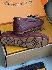 Bagsaaa LV Flore Car Shoe Bordeaux Red - 3