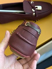 Bagsaaa LV Flore Car Shoe Bordeaux Red - 2