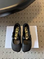 Bagsaaa Loewe Pebble Soft ballerina in nappa lambskin black - 1