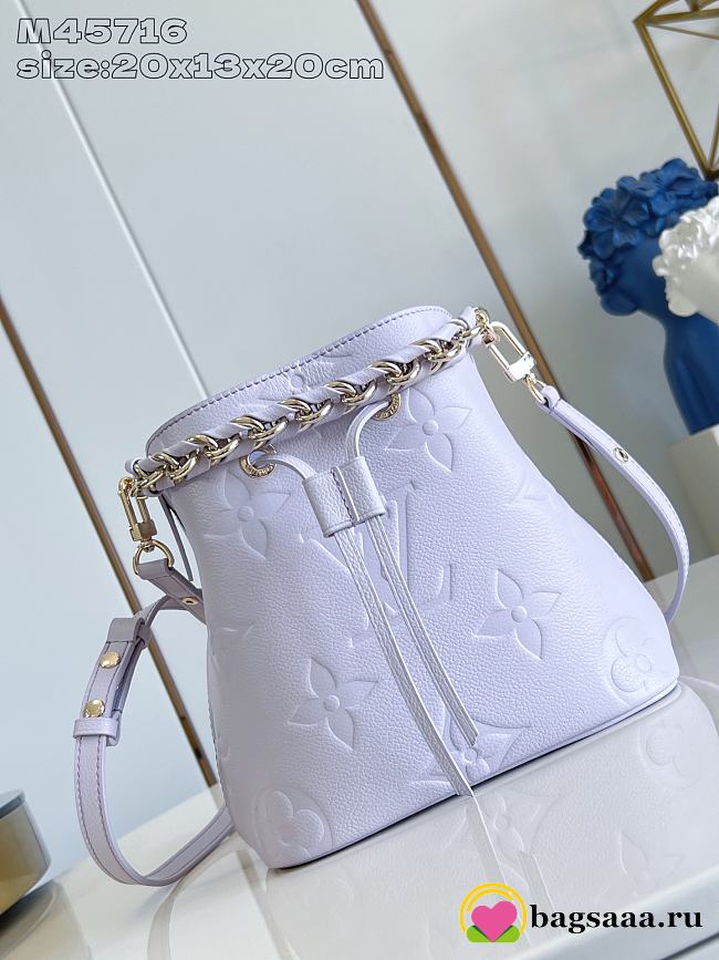 Bagsaaa LV M25675 NéoNoé BB Misty Lilac - 20cm - 1