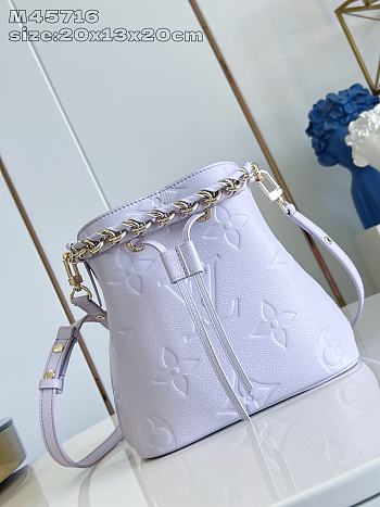 Bagsaaa LV M25675 NéoNoé BB Misty Lilac - 20cm
