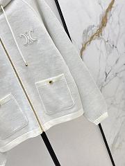 Bagsaaa Celine Triomphe Pattern Zip-Up Hoodie - 4